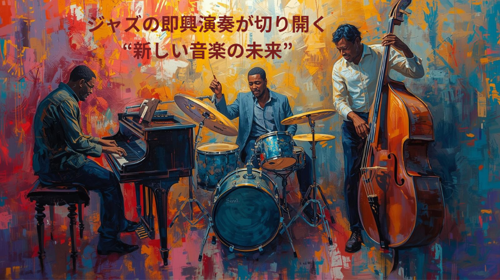 即興演奏を通じて自由に音を創り出すジャズバンドの様子