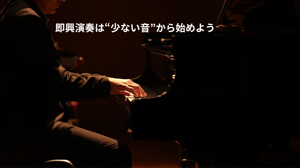 少ない音で即興演奏を行うジャズミュージシャンの表情