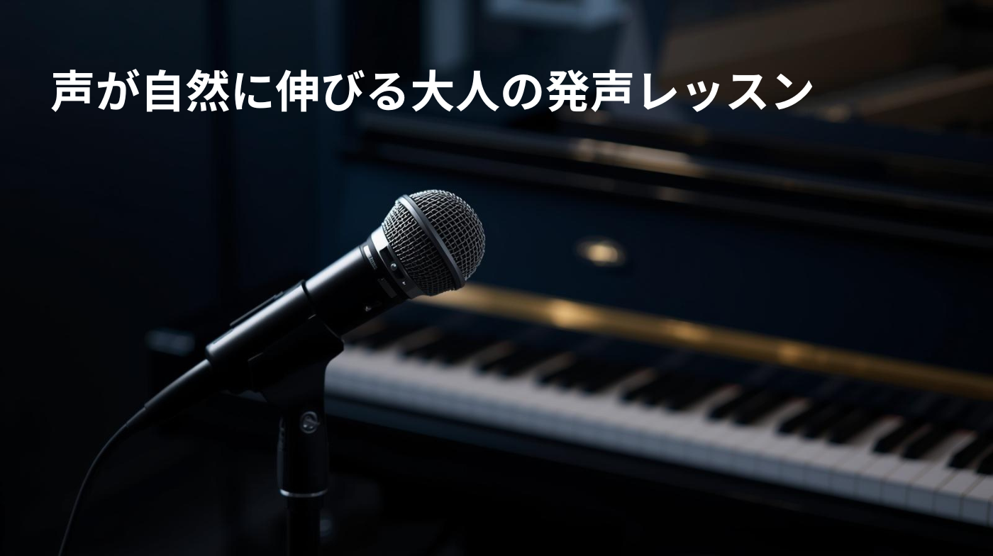 大阪・岸和田の大人向けボイトレレッスンのイメージ写真